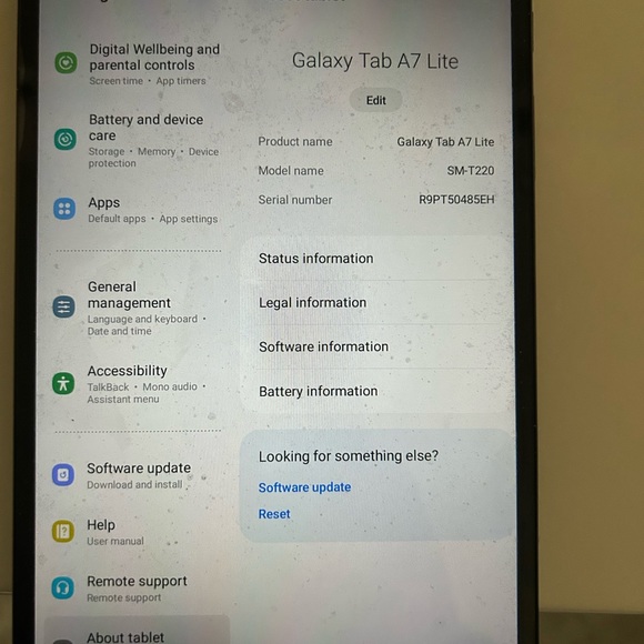 Samsung galaxy tab - Picture 3 of 3